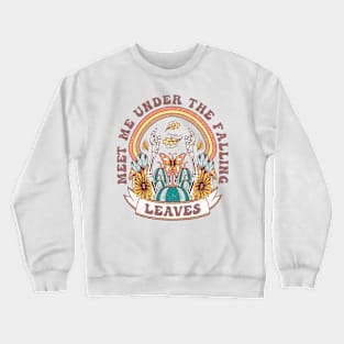 Meet me under the falling leaves Crewneck Sweatshirt